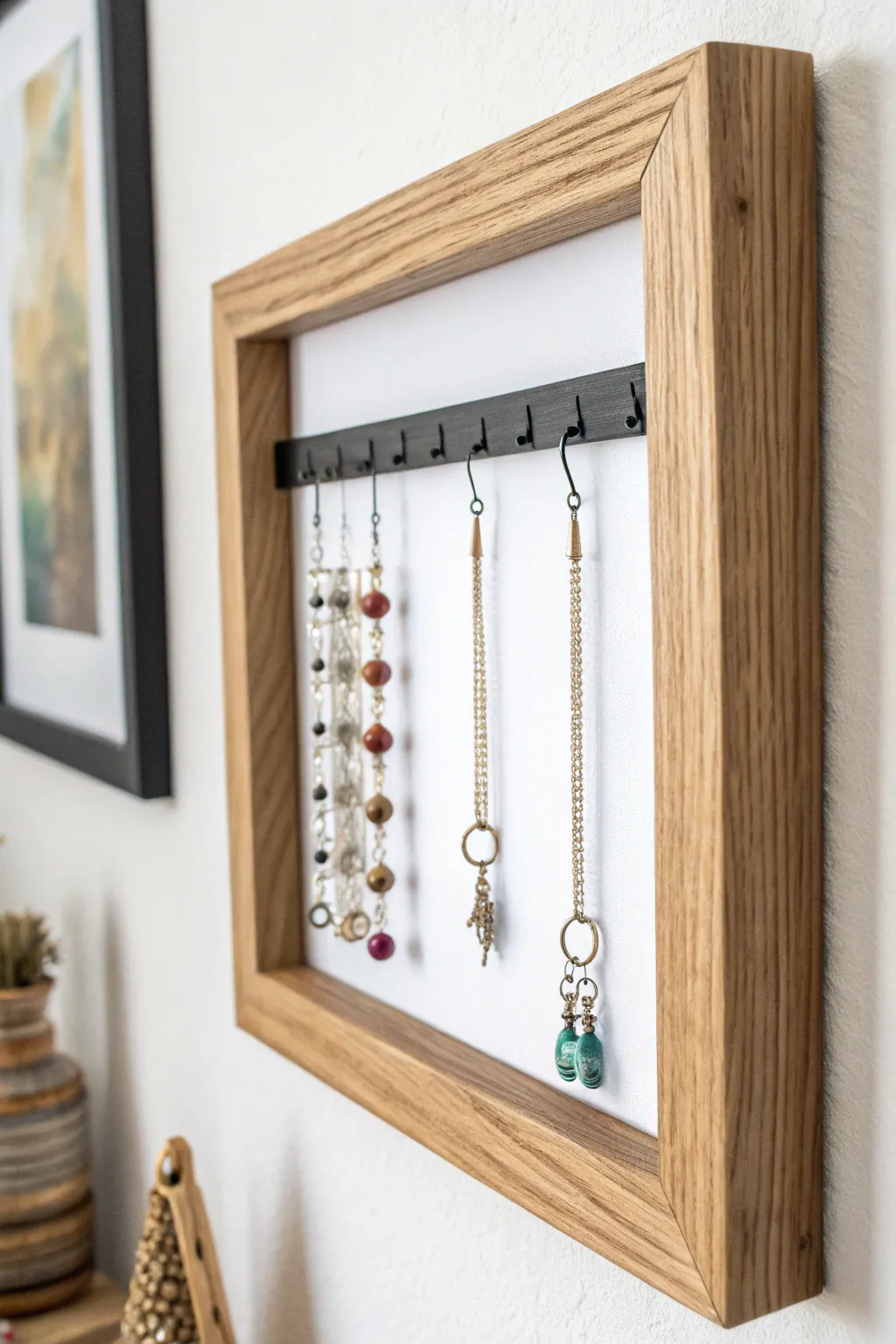 Elevate your earring organization with a touch of Scandinavian minimalism and boho charm.