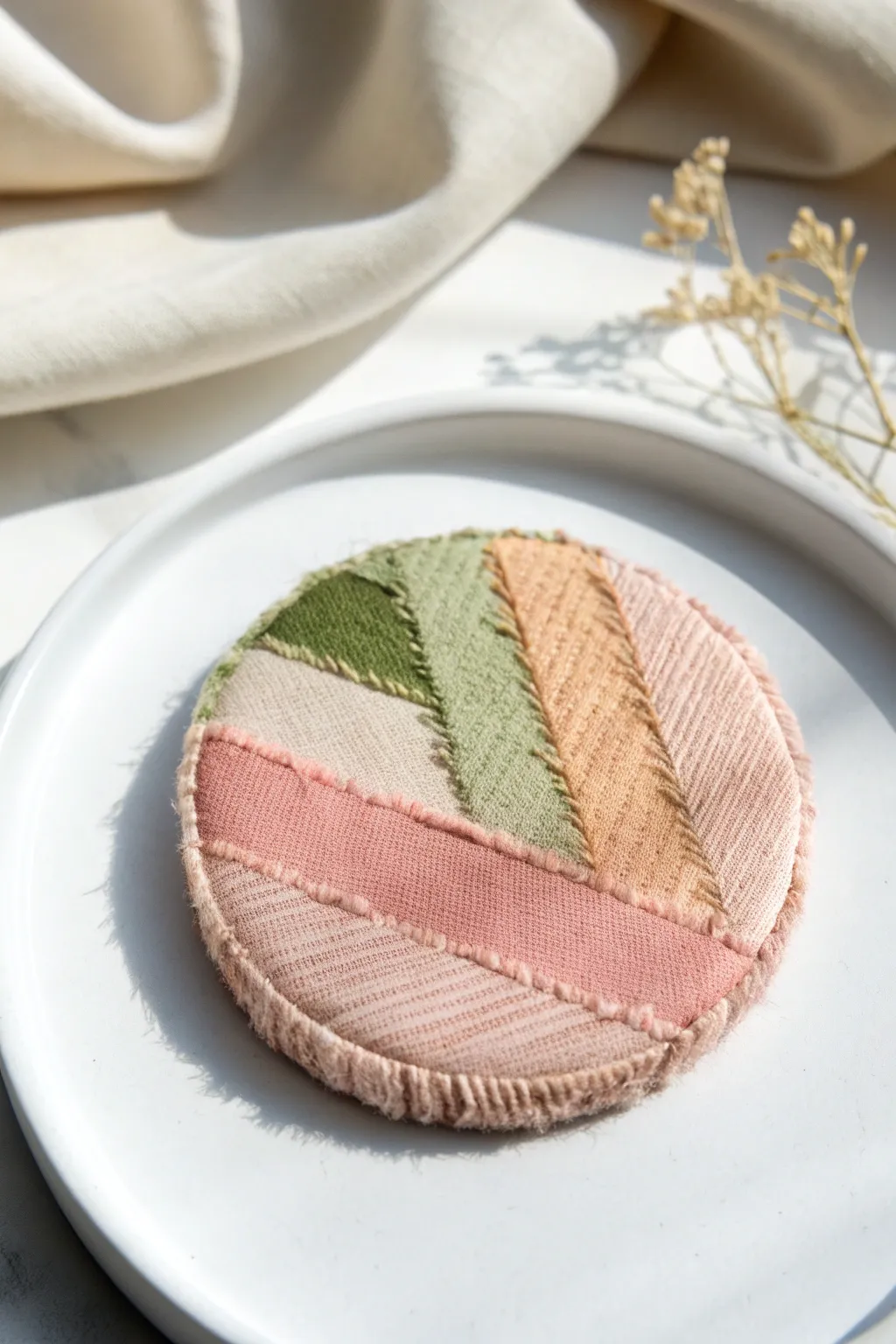 Add a cozy touch to your space with handcrafted fabric magnets – where simplicity meets natural beauty.