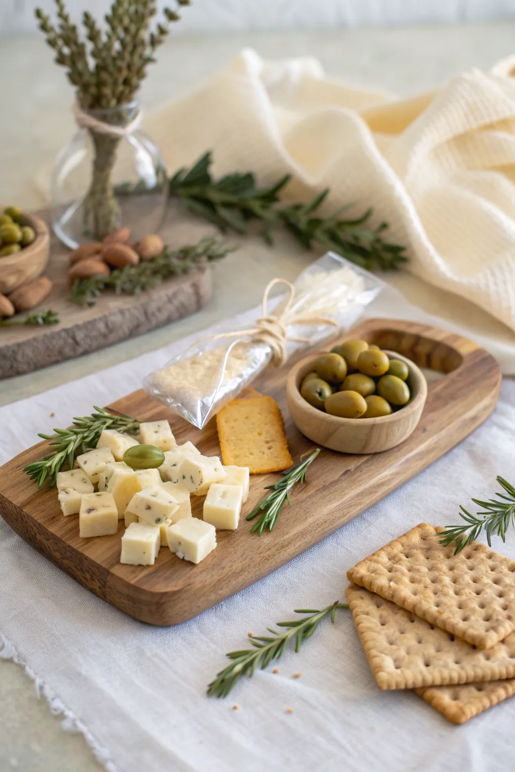 Elevate your gift-giving with this chic DIY snack platter, perfect for a touch of elegance.