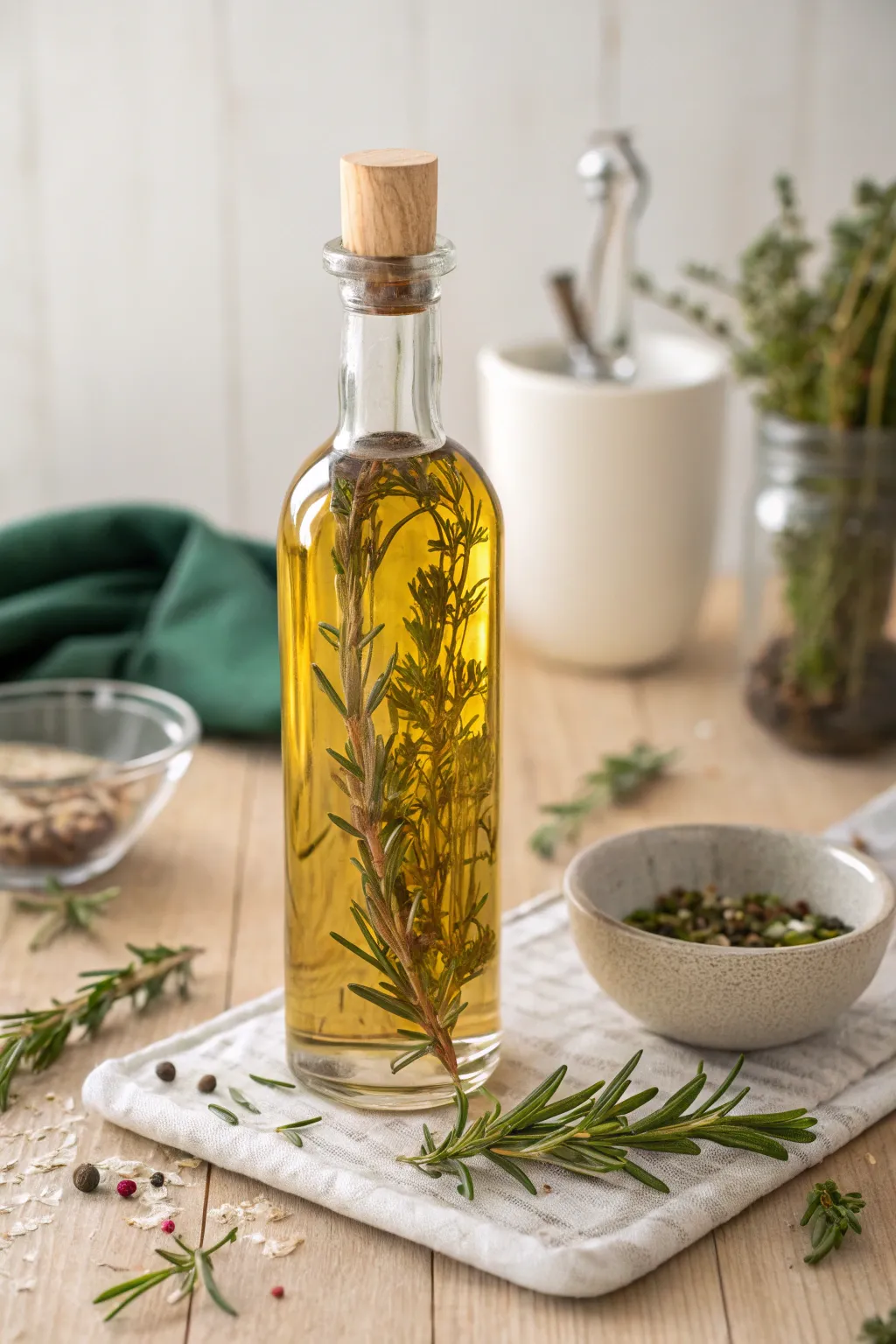 Add a touch of elegance to every meal with homemade infused cooking oils.