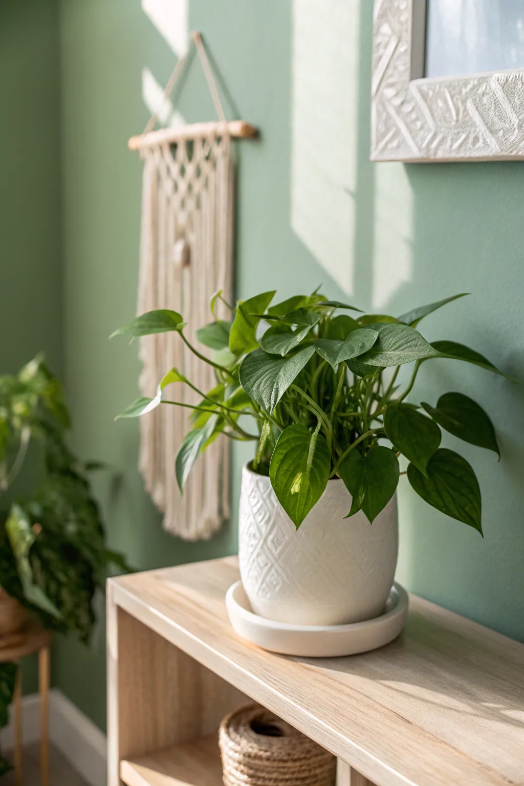 Breathe life into your nursery with fresh greenery.