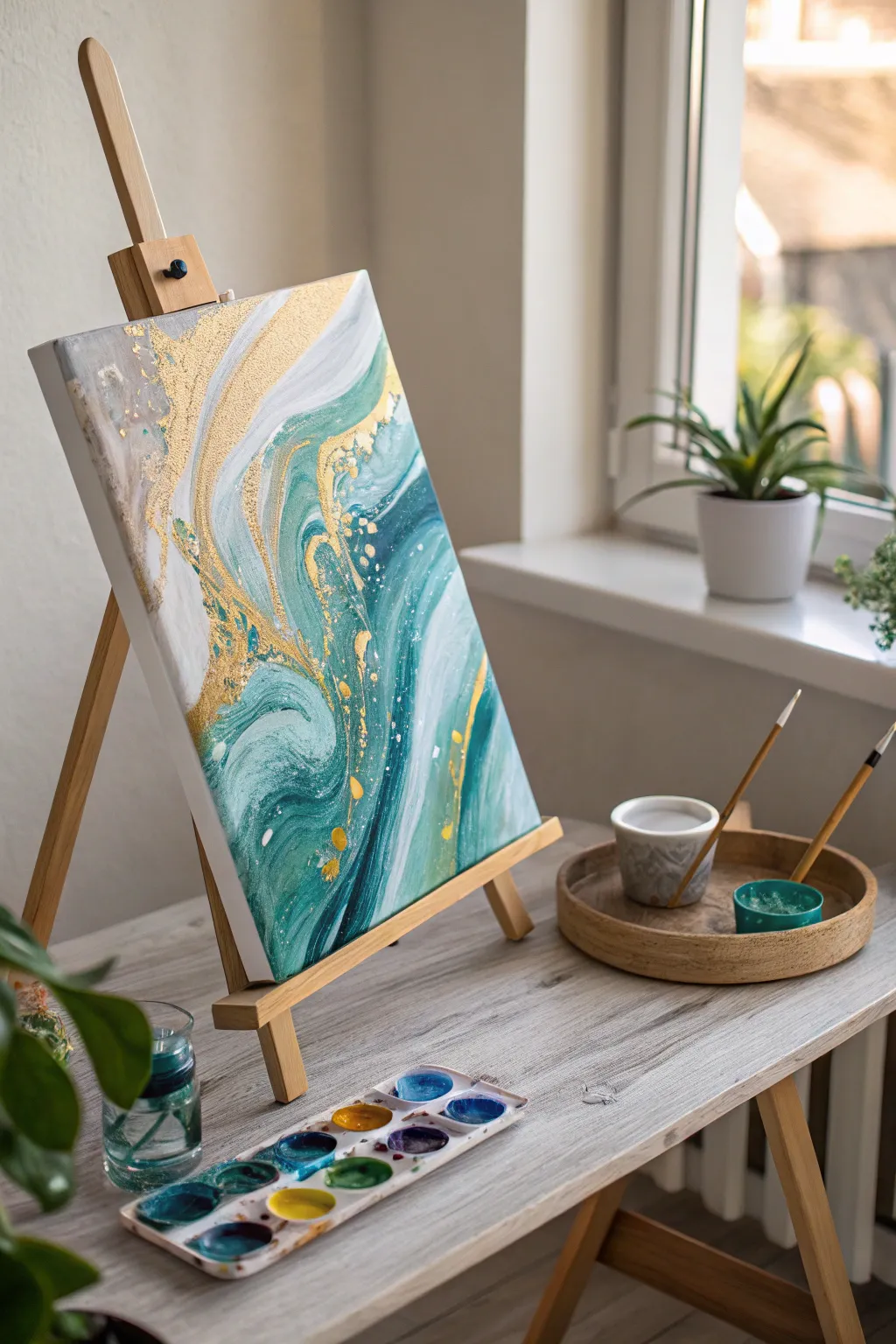 Discover the captivating world of fluid art pouring and let your creativity flow!
