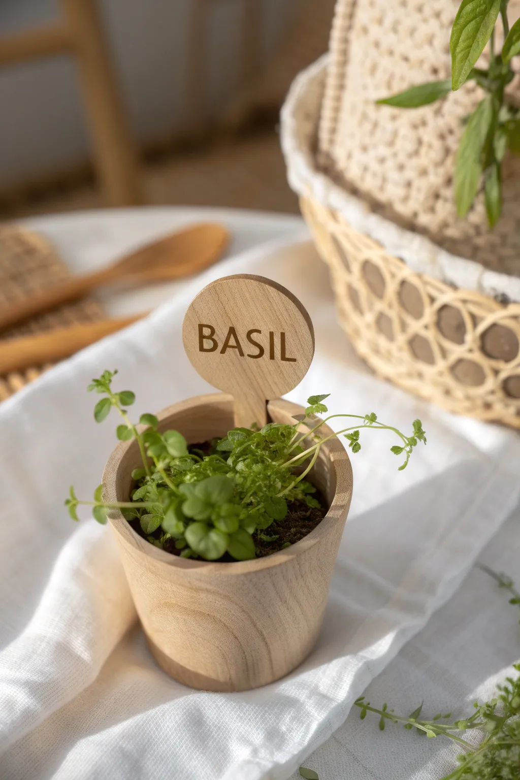 Elevate your plant gifts with handcrafted charm: Discover the beauty of personalized wooden plant markers.