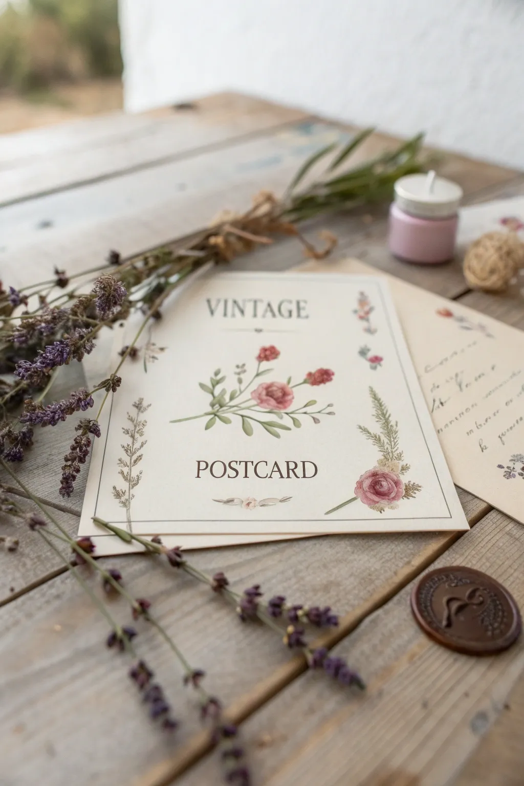 Capture the timeless elegance of vintage postcards for your DIY save the dates, blending nostalgic charm with minimalist beauty.
