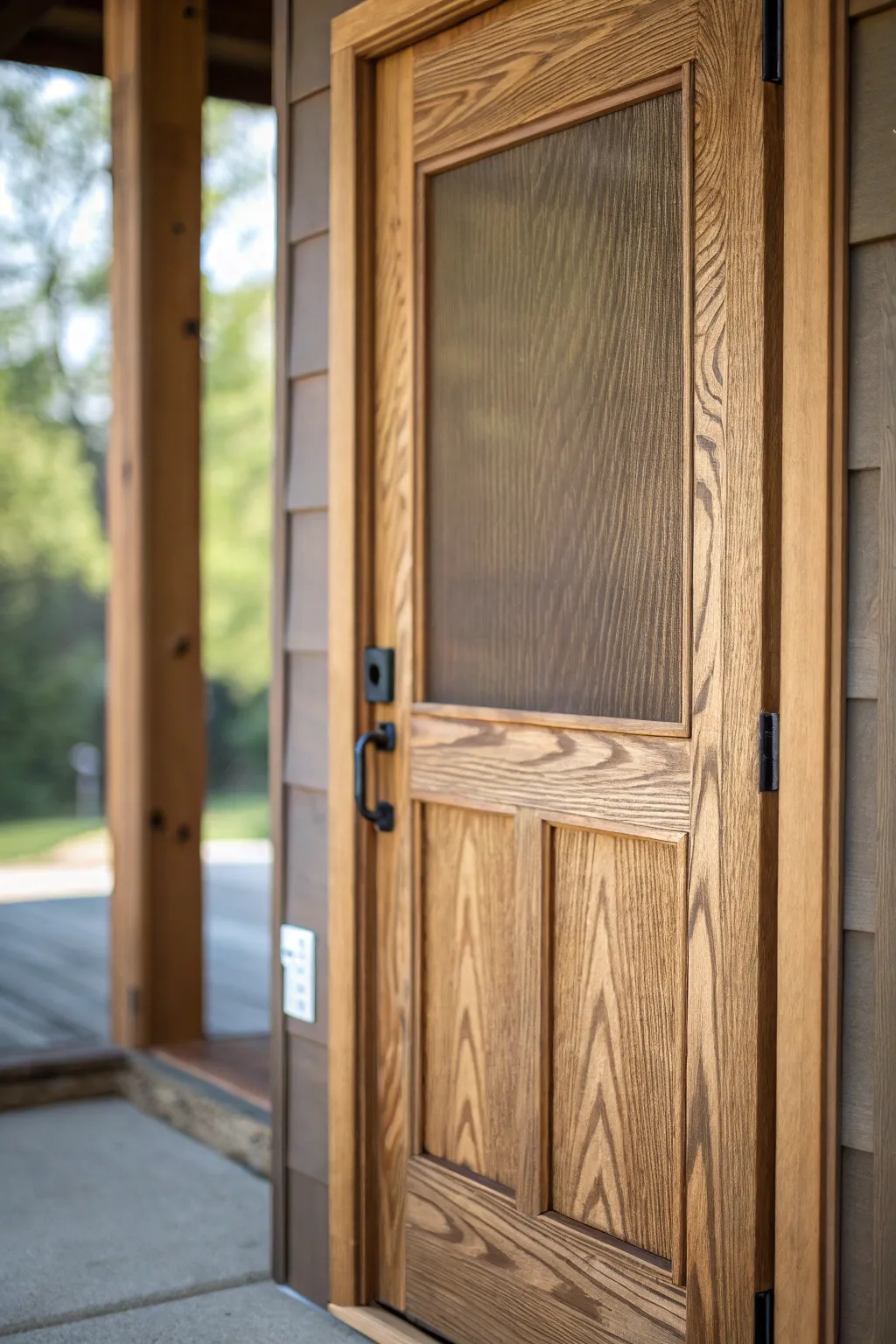 Embrace the elegance of nature with a stunning natural wood finish.