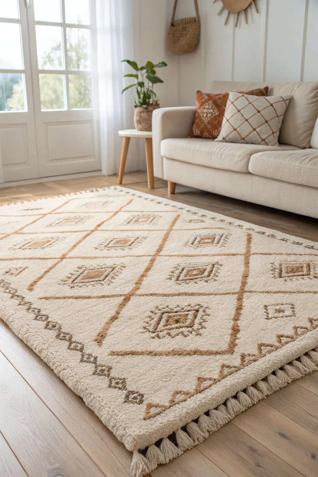 Elevate your sleepover space with a cozy, handcrafted rug that brings warmth and style together.