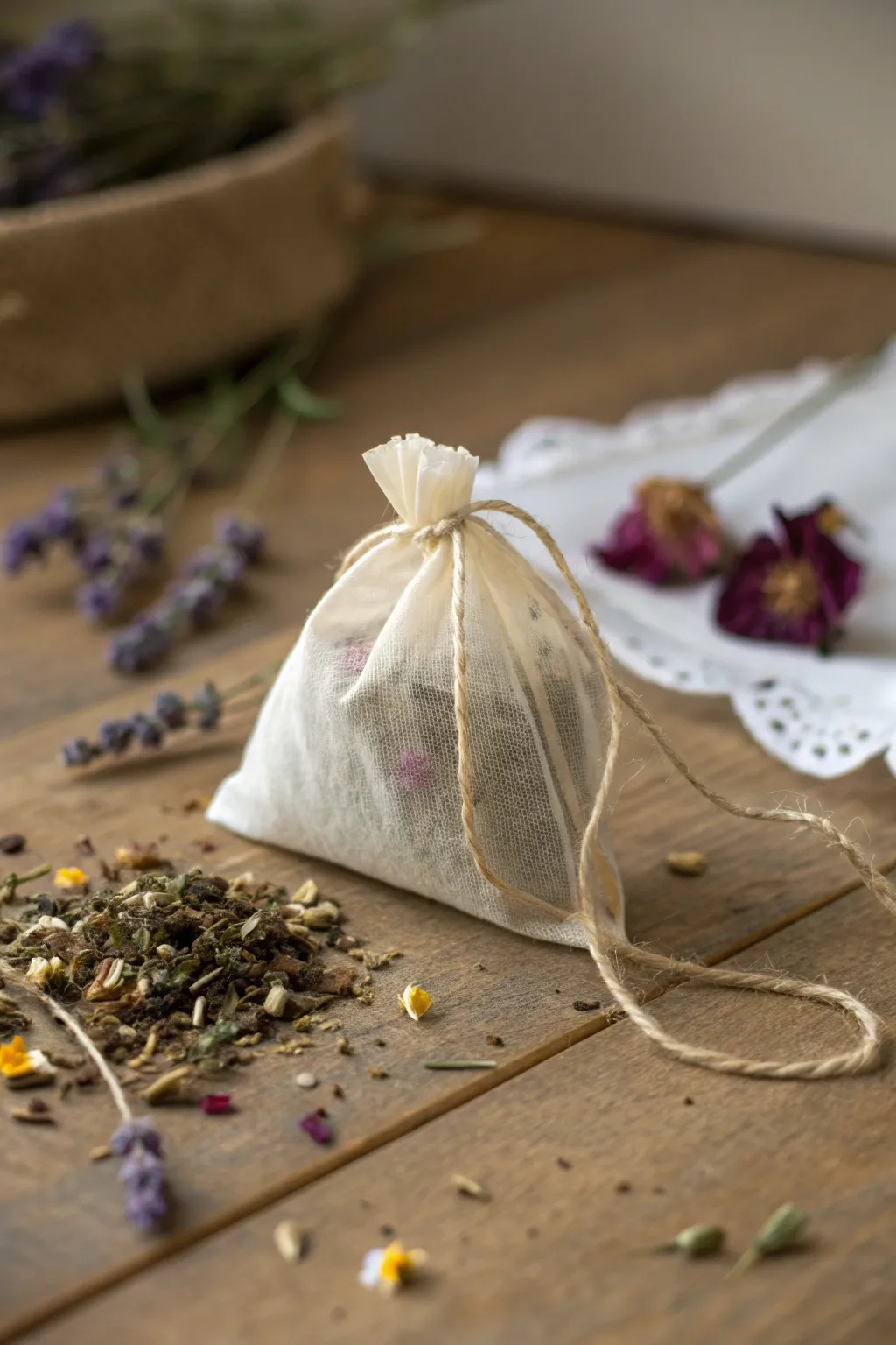 Crafting serenity in a cup ☕✨ Create your own personalized tea blends and savor the art of simplicity and natural beauty. #DIYTea #ScandiBoho