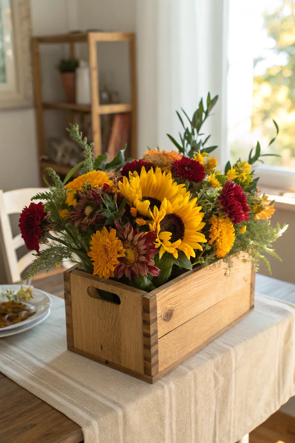 Embrace the season with a Harvest Box of Blooms, where simplicity meets natural beauty.