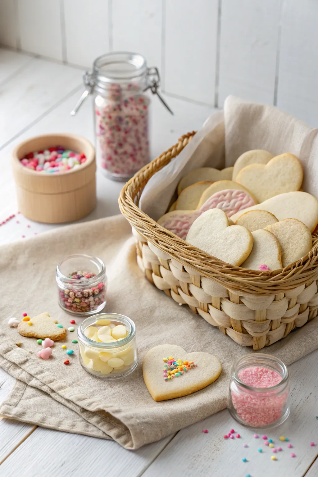 Craft your own love story with a charming DIY cookie decorating set, perfect for a delightful Valentine's Day experience.