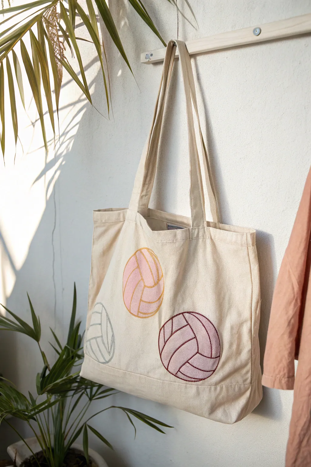 Elevate your volleyball team's style with these chic, handmade tote bags—perfect for carrying gear with flair.