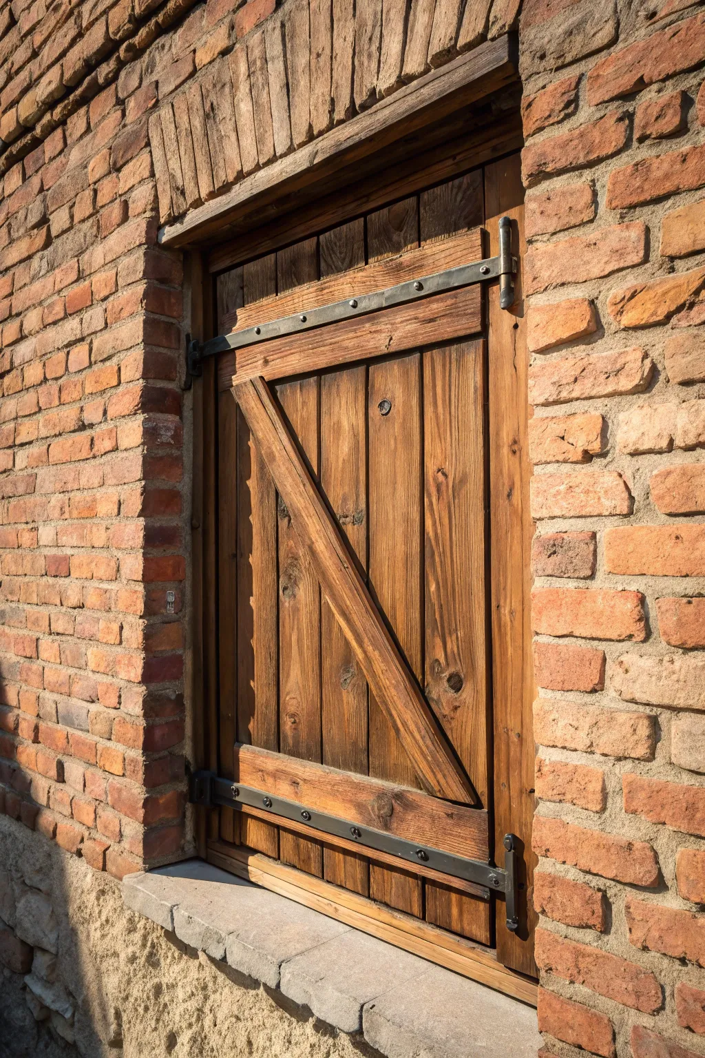 Add character and sustainability to your windows with reclaimed wood shutters. Each piece tells its own story.