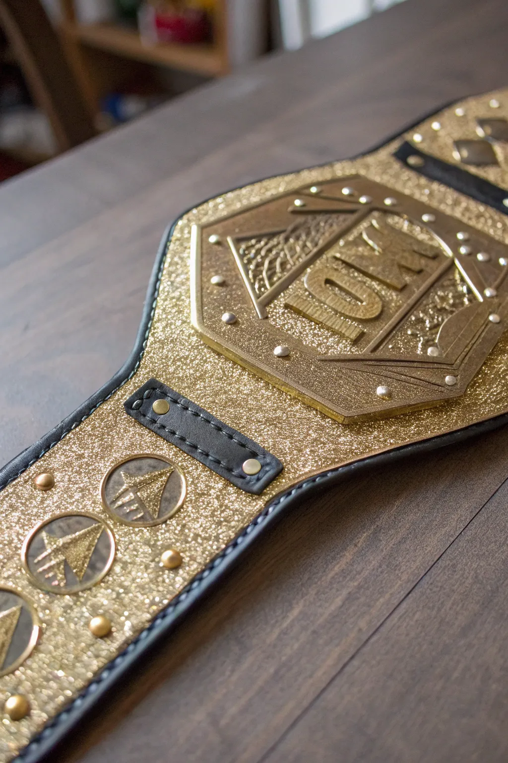 Craft your glory with this DIY championship belt—shine in the spotlight!