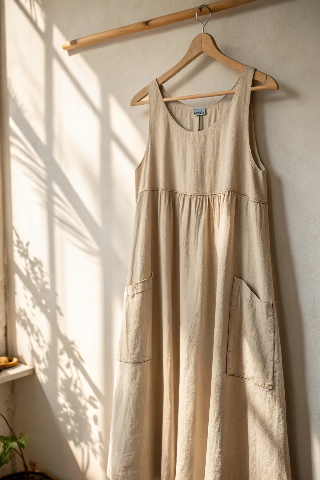Elevate your dress game with the elegance of hidden pockets—where fashion meets function in minimalist beauty.