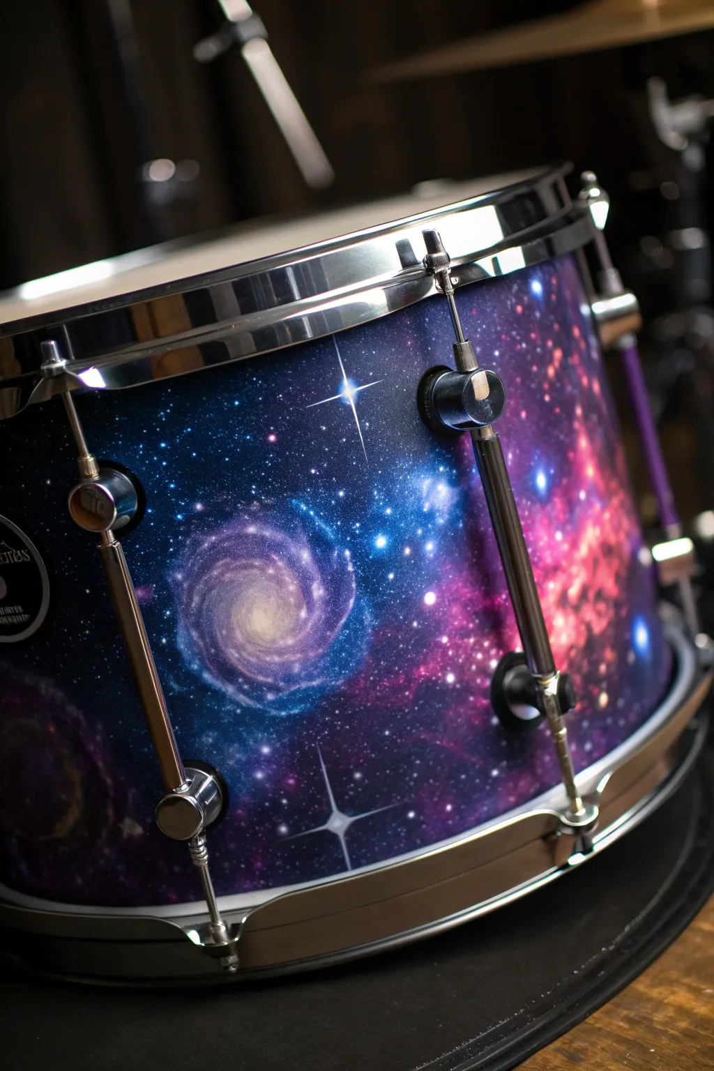 Drum into the cosmos with this stellar space-themed wrap!