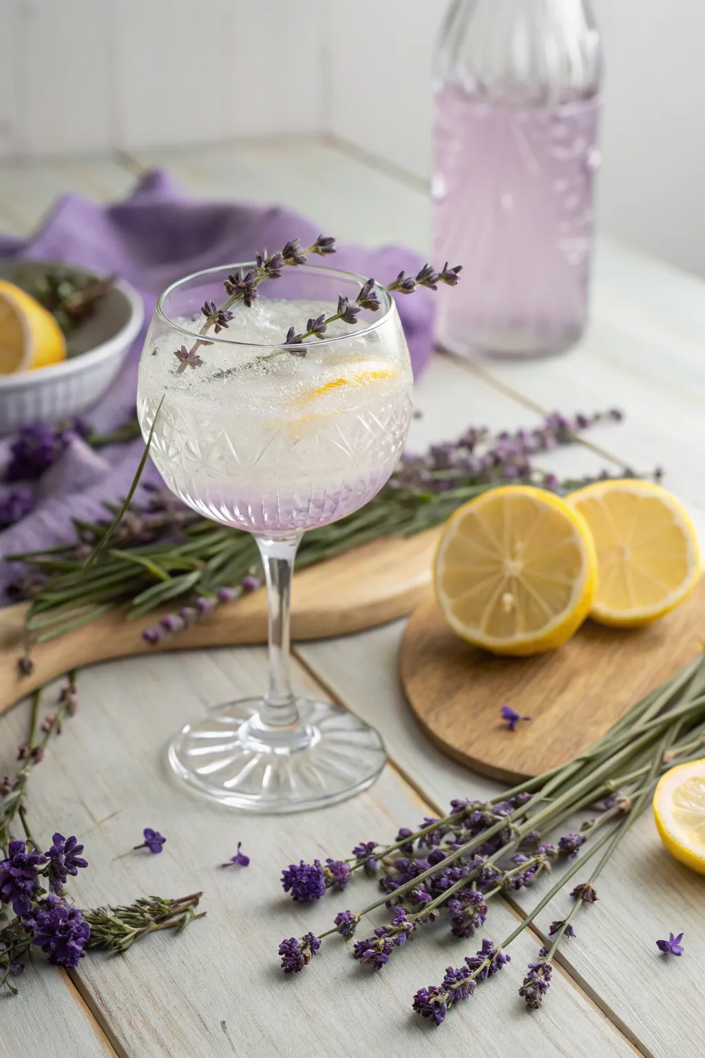 Sip into Spring: Discover the art of crafting the perfect lavender lemonade cocktail.