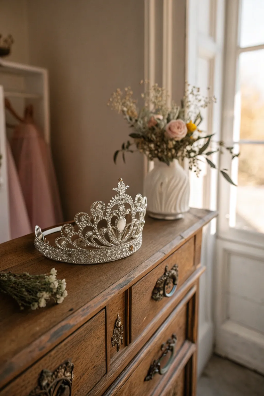 Channel your inner royalty with a touch of elegance and simplicity. 👑✨