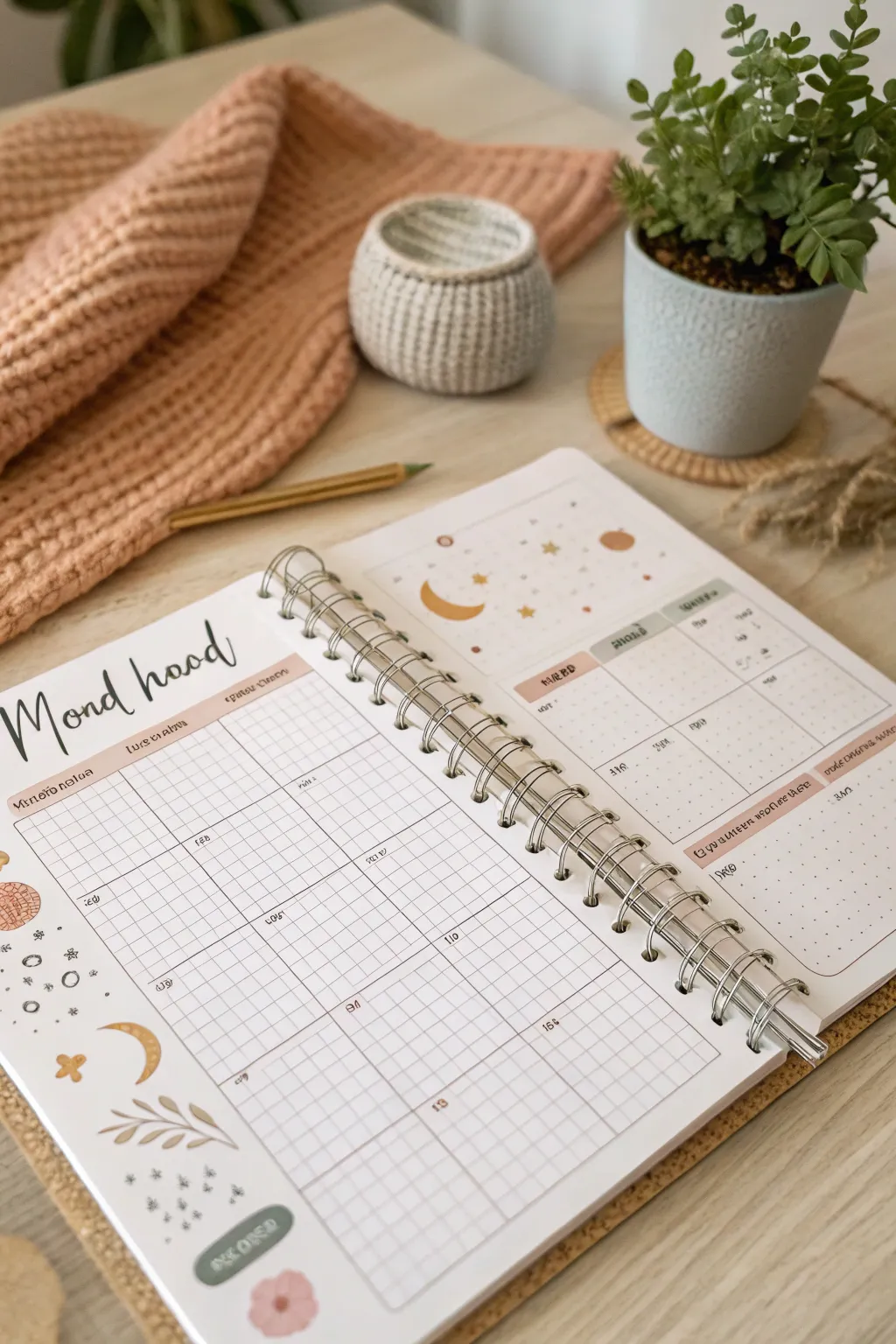 Capture your emotions in color with this minimalist mood tracker.