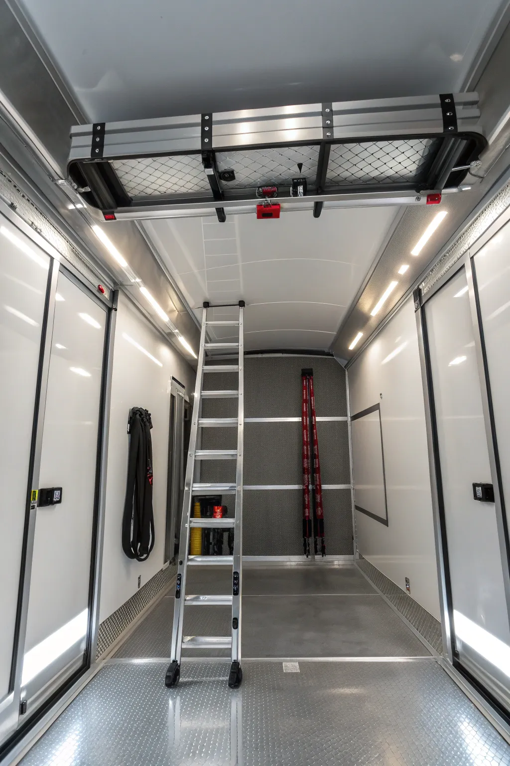 Elevate your storage game with ceiling racks – maximize space without compromising style.