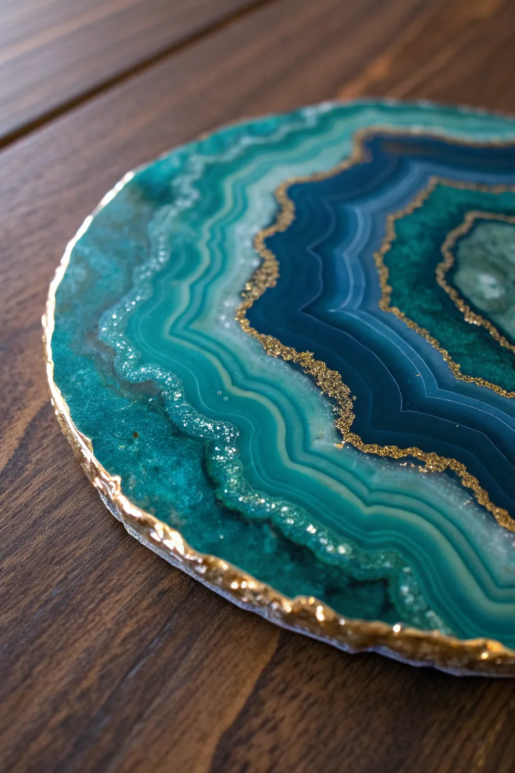 Elevate your table setting with stunning resin agate coasters that are sure to impress.