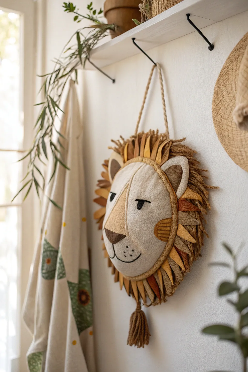 Unleash your creativity with a touch of wild elegance. #FabricArt #ScandiBoho
