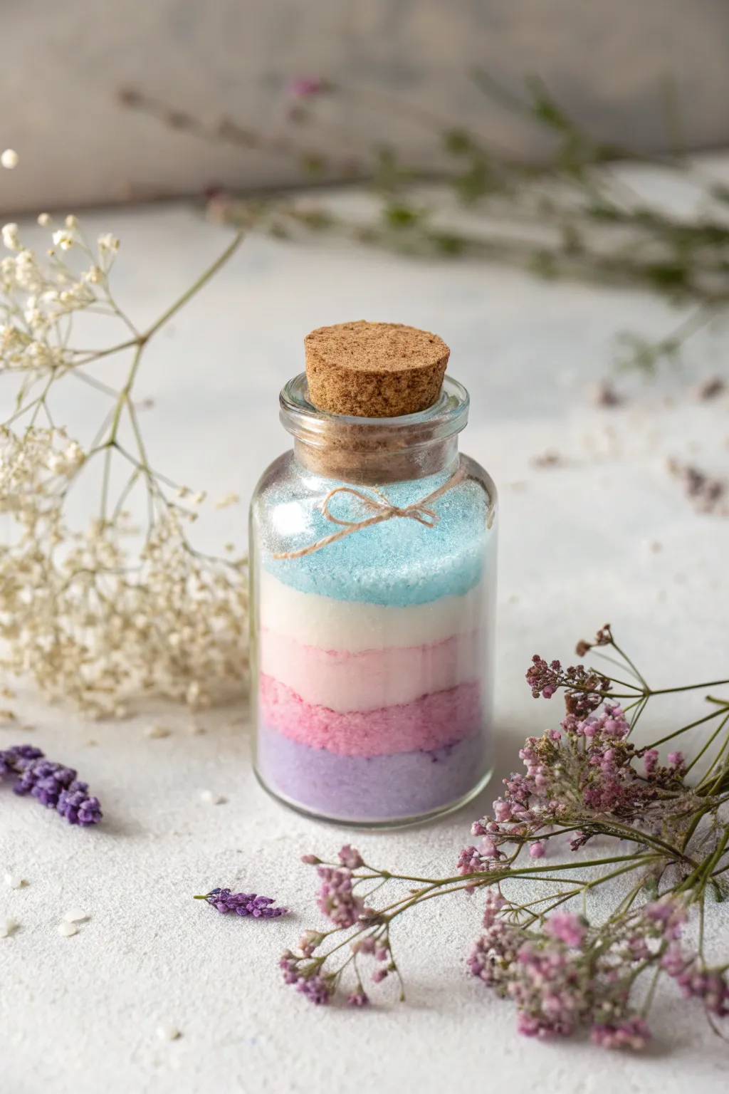 Create magic with layered colors: A minimalist fairy jar that captures imagination and style.