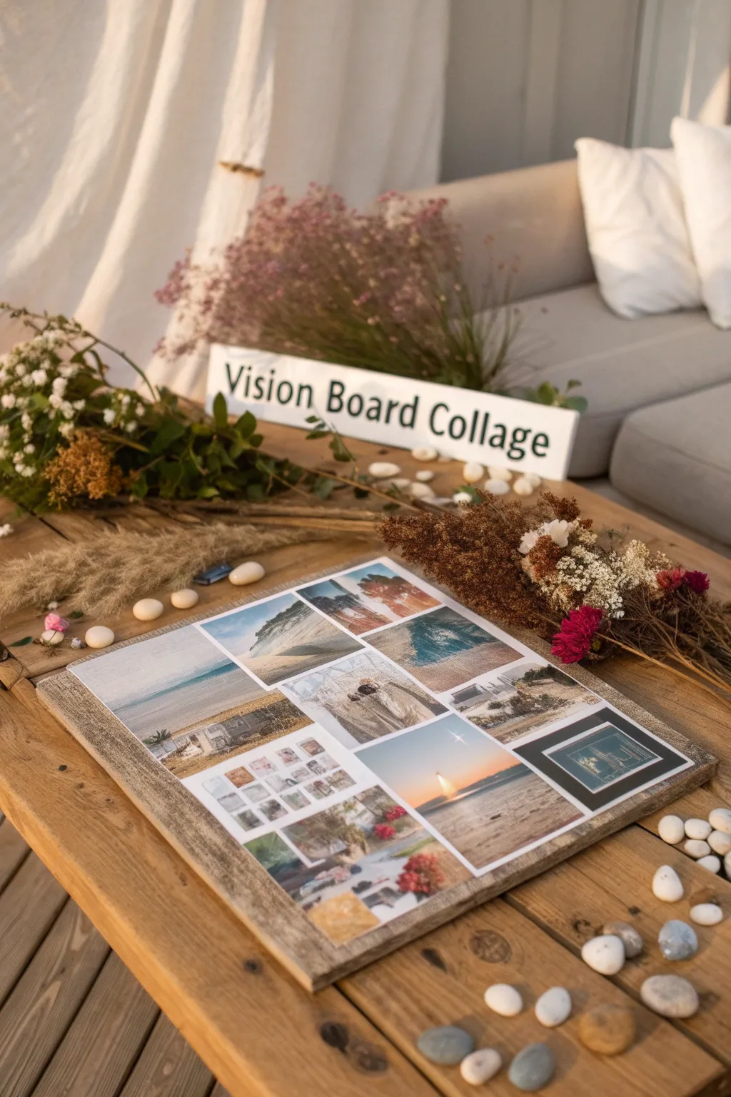 Craft your dreams together: A family vision board that inspires and unites.