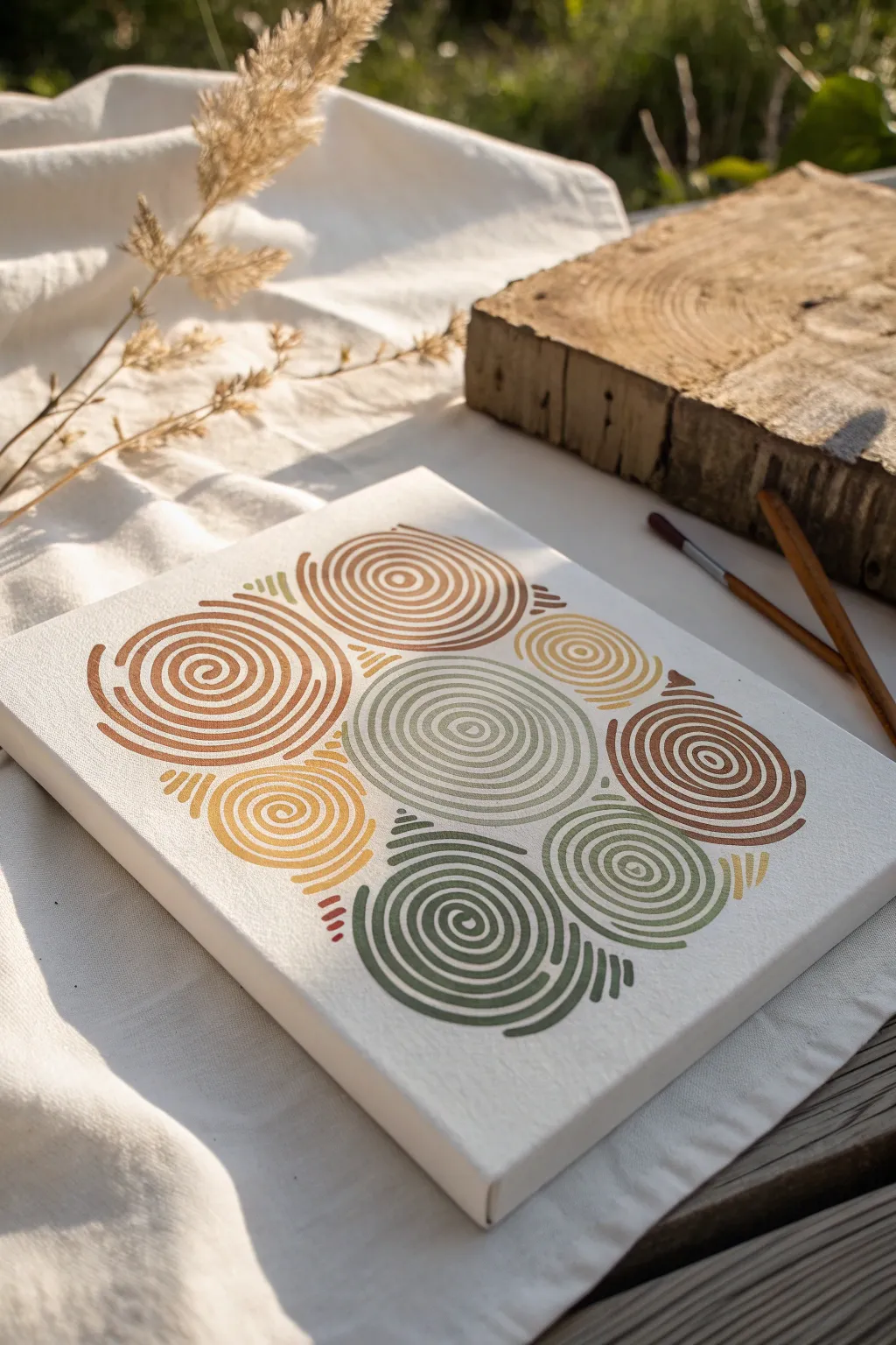 Express your creativity with fingerprint abstract art - where each piece tells its own unique story.