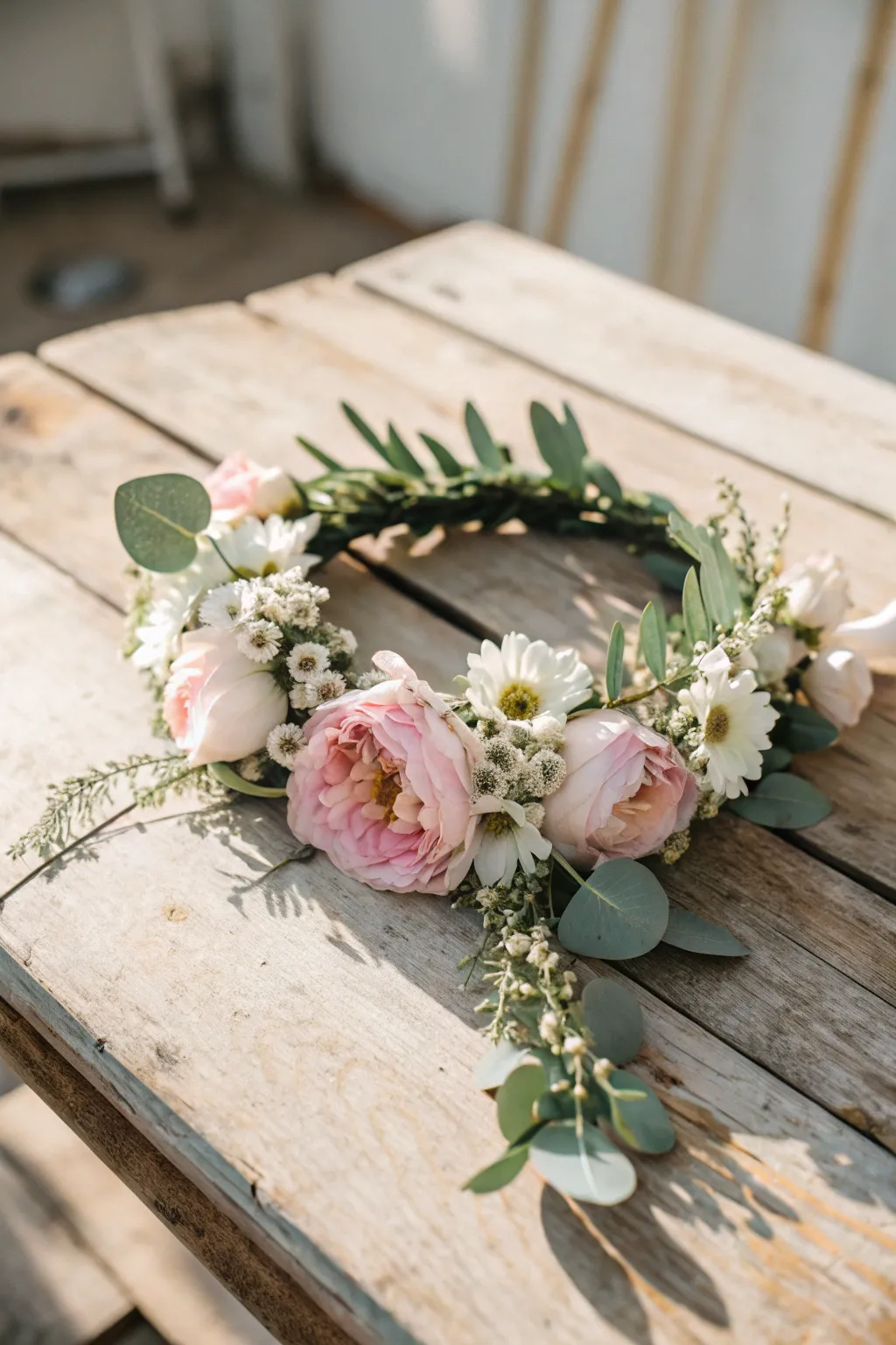 Embrace the beauty of nature with a handcrafted flower crown, perfect for adding a touch of elegance to any garden party.
