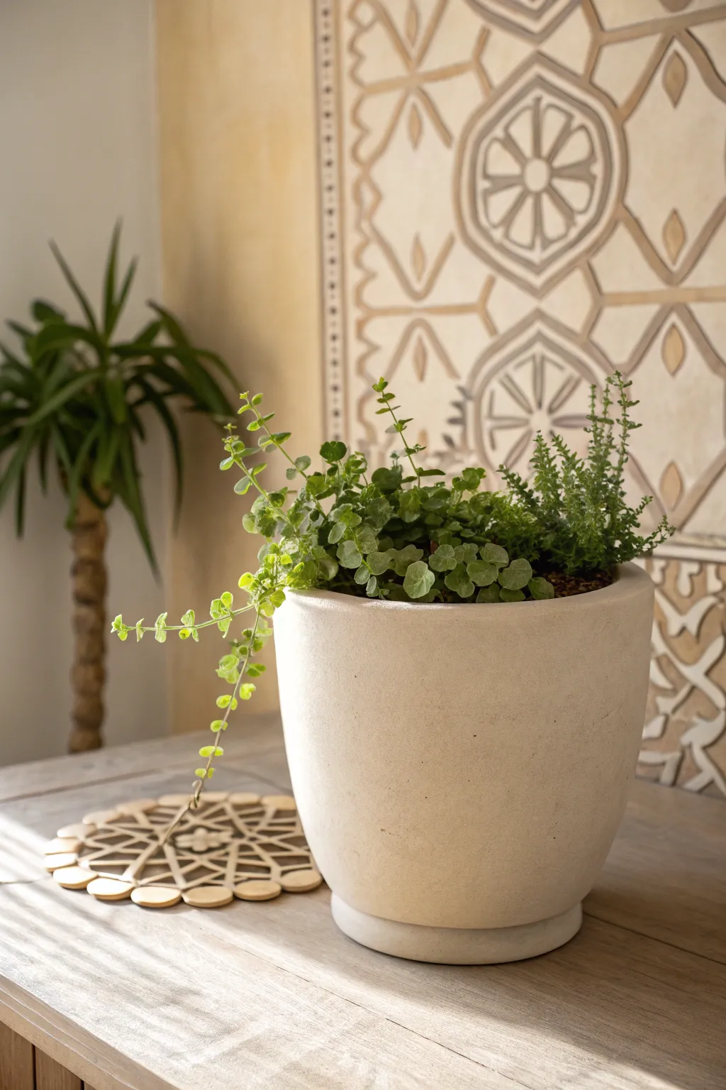 Elevate your garden with modern geometric charm. 🌿✨