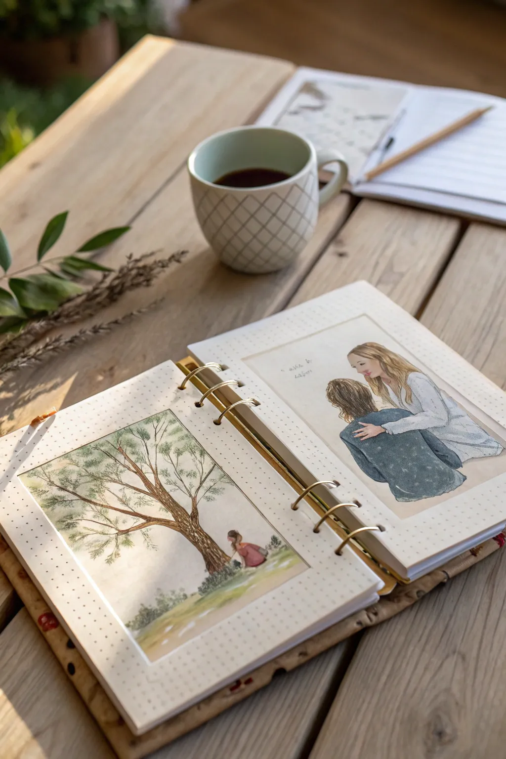 Capture your cherished moments with artful simplicity in your friendship journal.