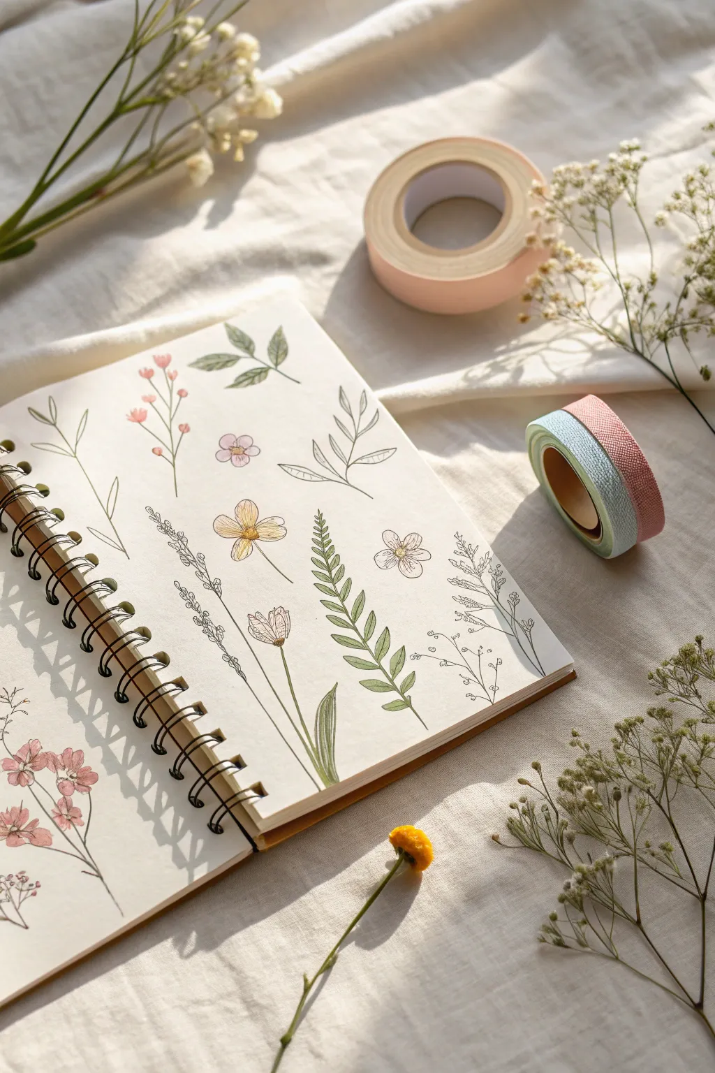 Elevate your memories with delicate details—embrace the art of simplicity and charm in your scrapbook.