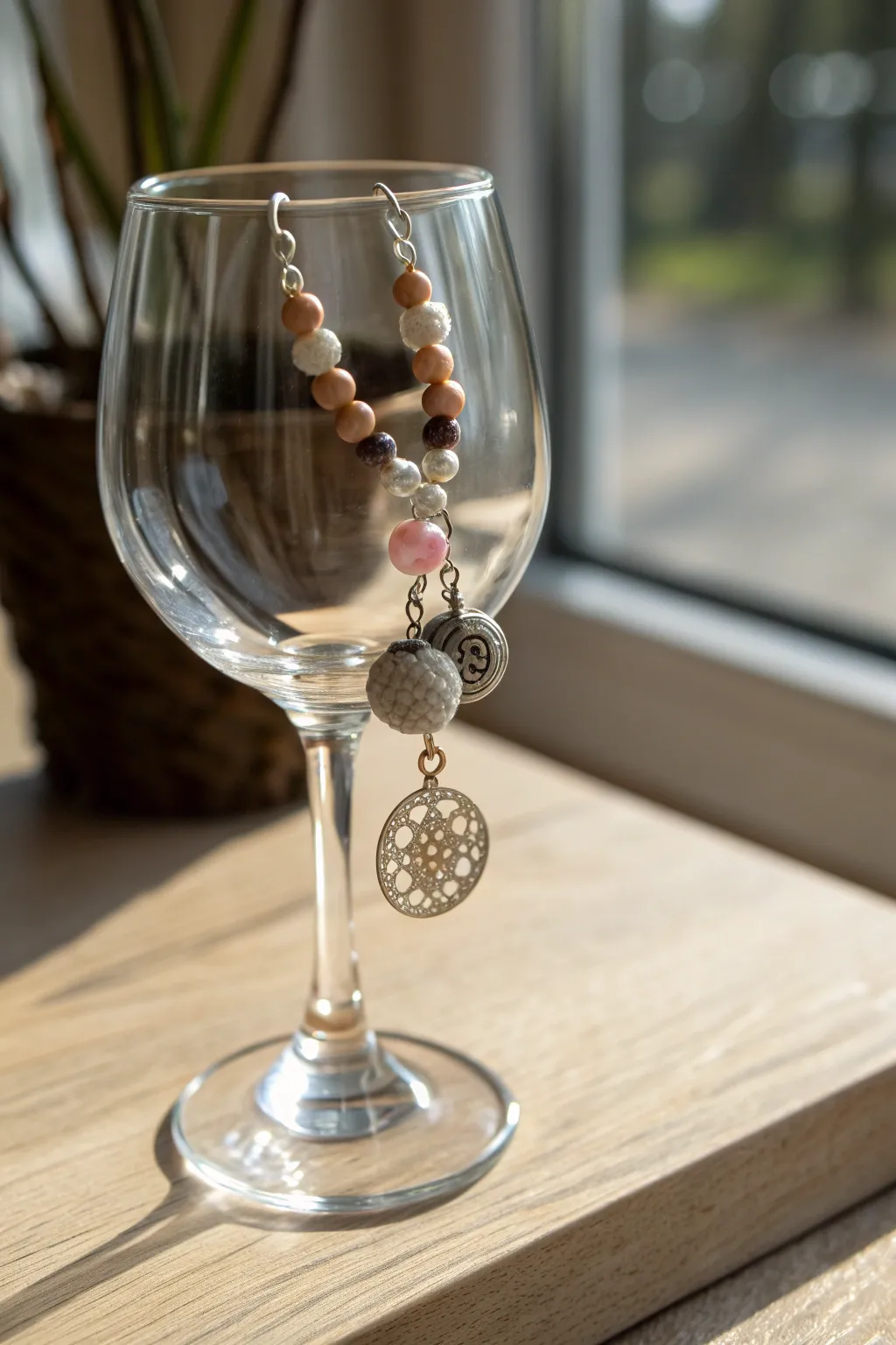 Elevate your gatherings with handmade wine charms that blend minimalist elegance with bohemian flair.