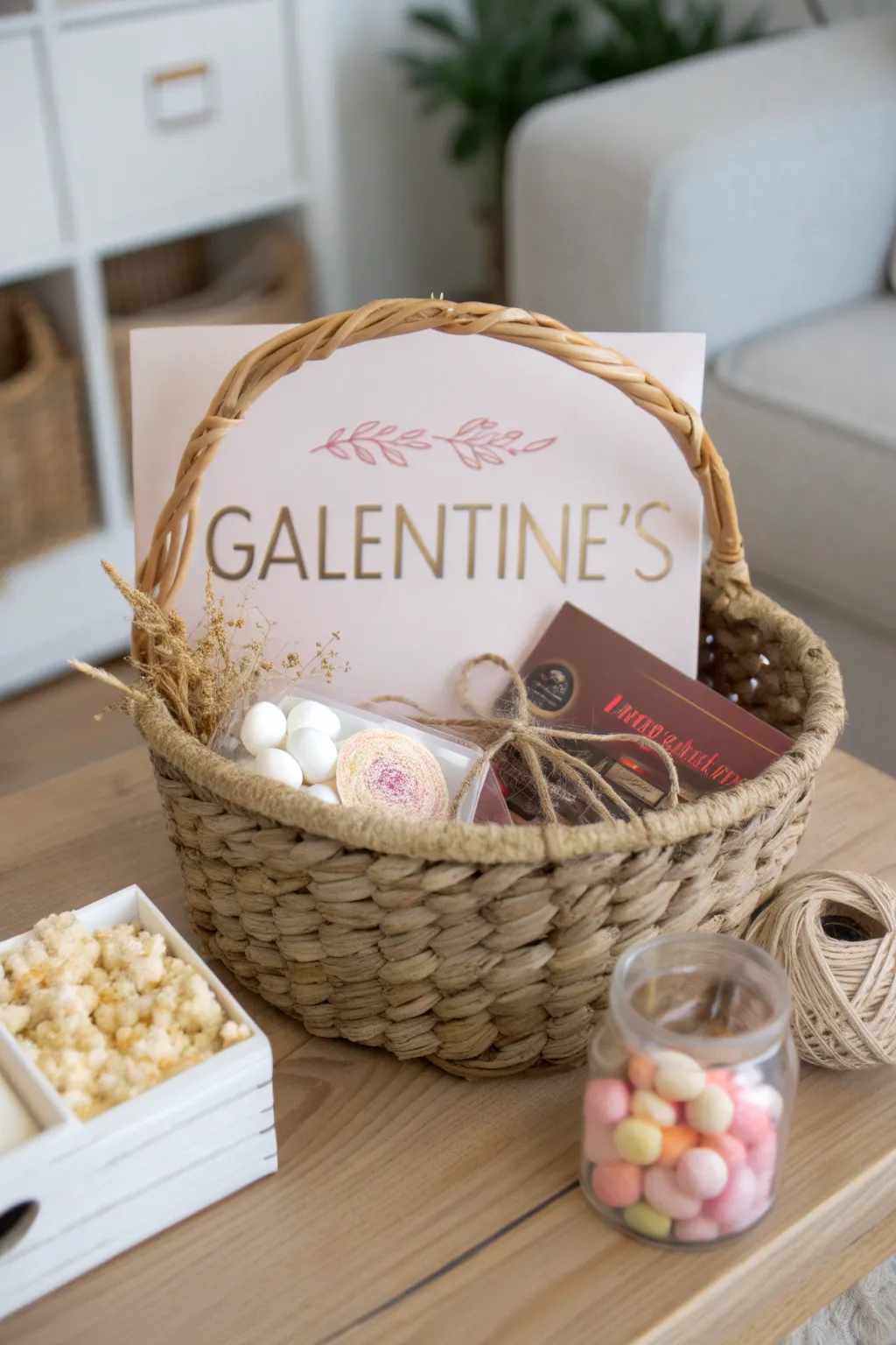 Create a magical movie night with a touch of Scandinavian elegance and Boho charm. 🎬🍿 #GalentinesDay #MovieNightMagic