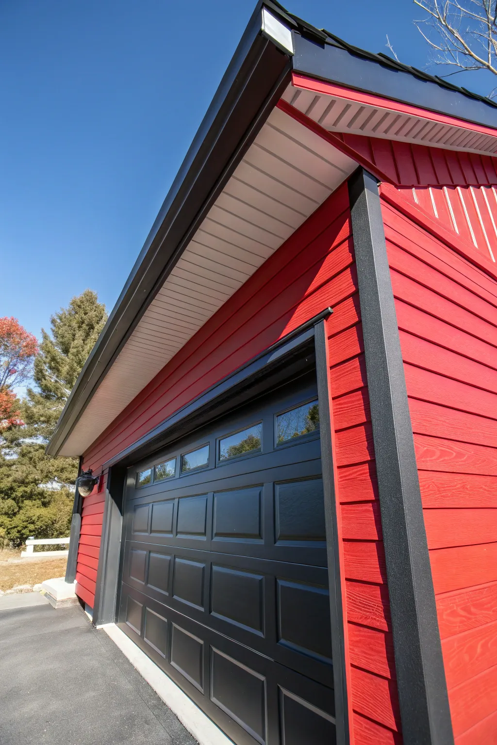 Make a statement with bold color contrasts—your garage, your style!