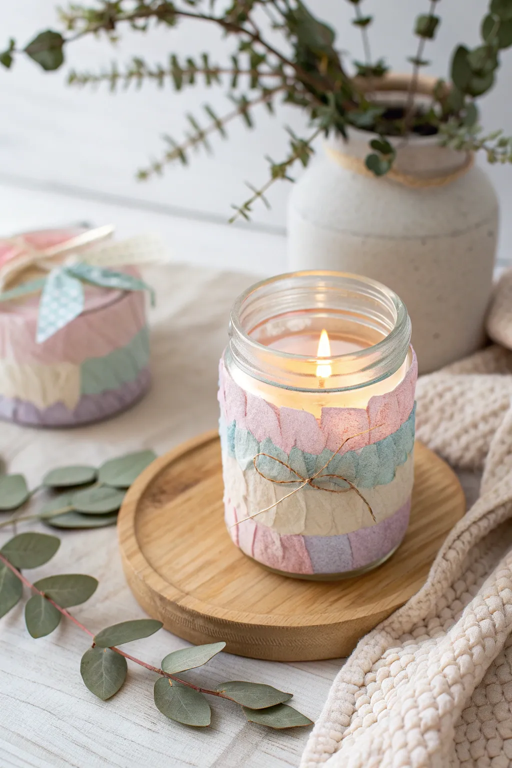 Illuminate your space with handcrafted elegance – a soothing glow for healing moments.