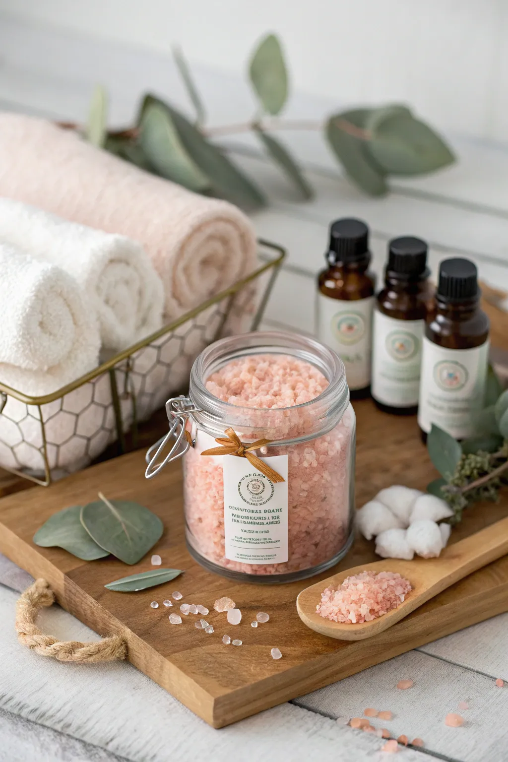 Indulge in tranquility with this handcrafted spa kit, perfect for a company Christmas gift.