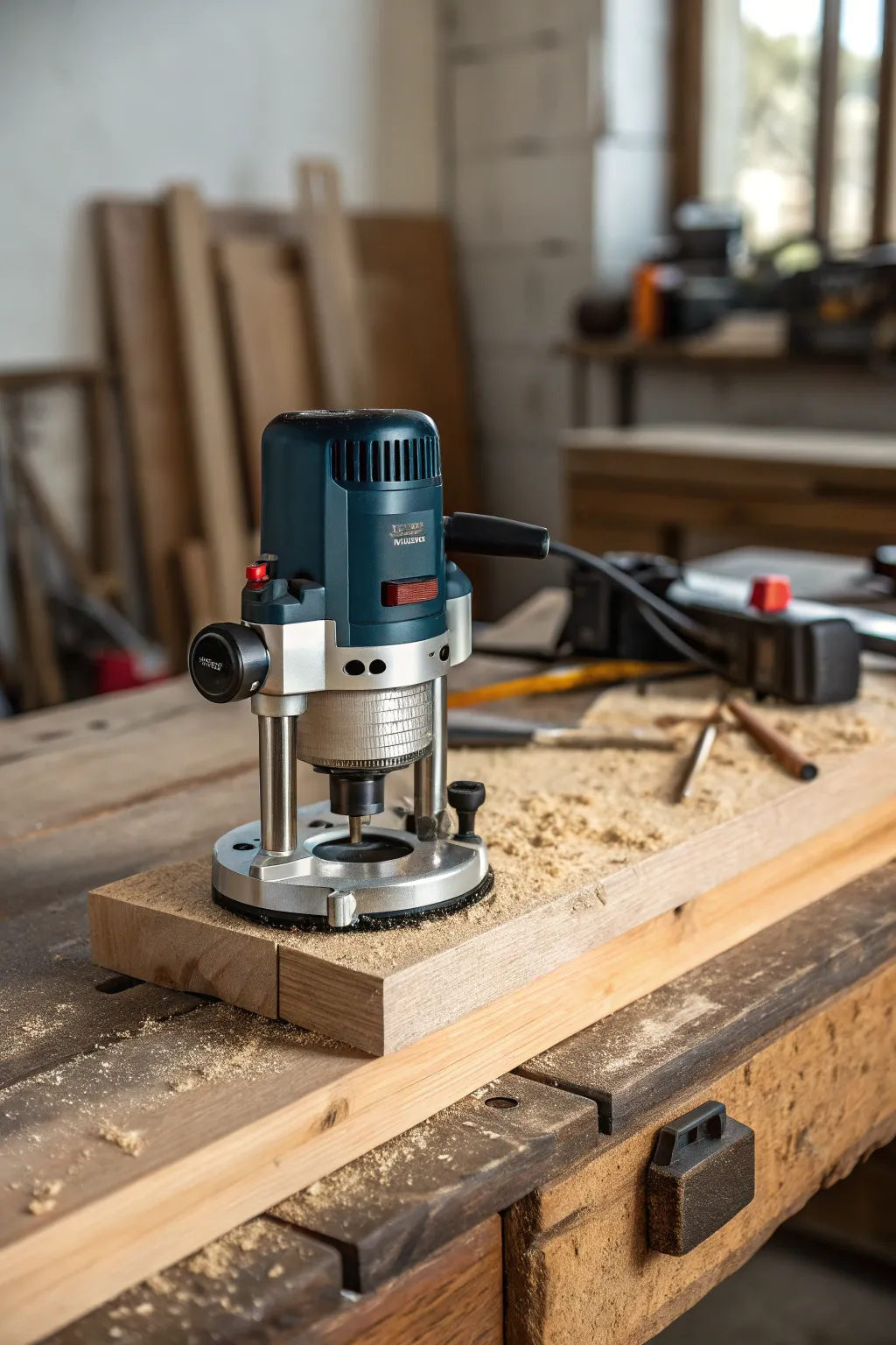 Elevate your craft with this versatile portable wood router—ideal for any woodworking enthusiast on the move.