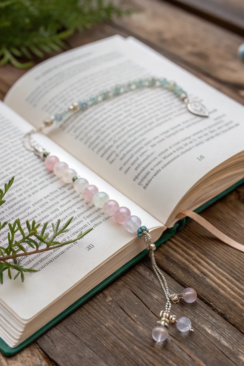 Mark your pages with elegance and charm: Discover the beauty of beaded bookmarks.
