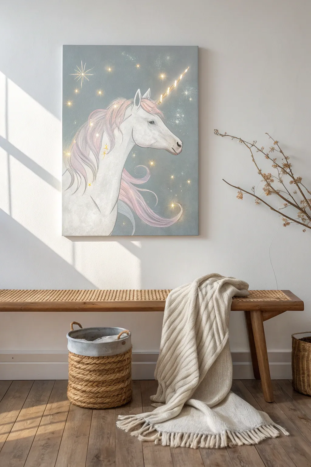 Illuminate your space with the enchanting glow of mythical creatures, where simplicity meets magic.