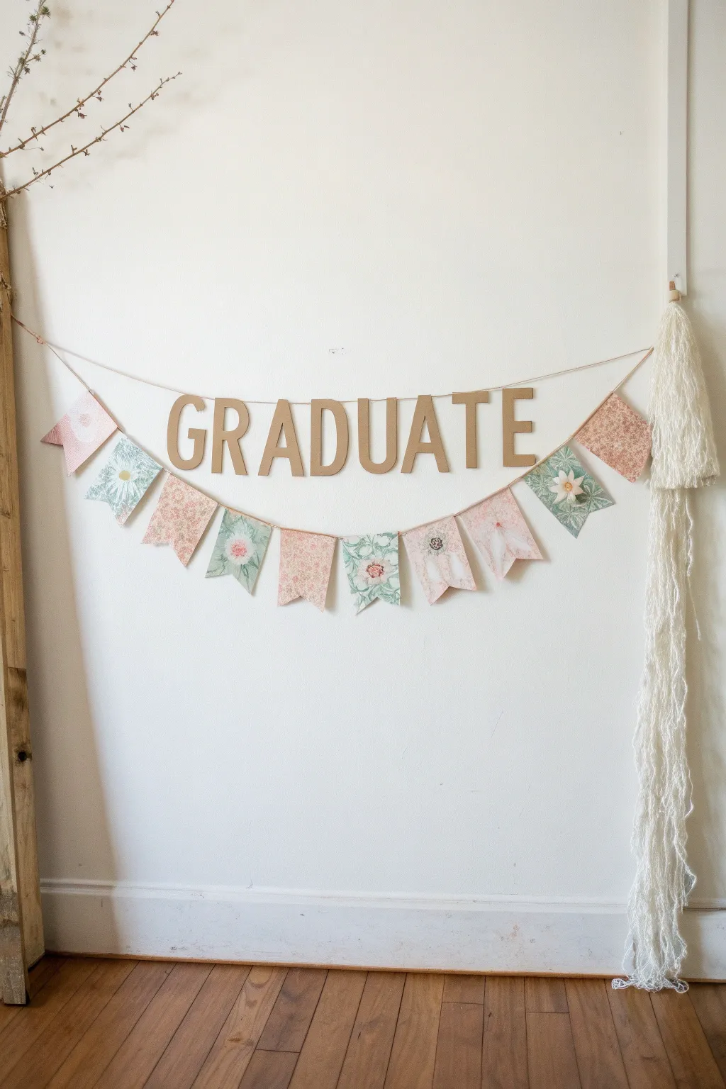 Celebrate your graduate with a bespoke banner that speaks to the heart, blending simplicity and elegance.