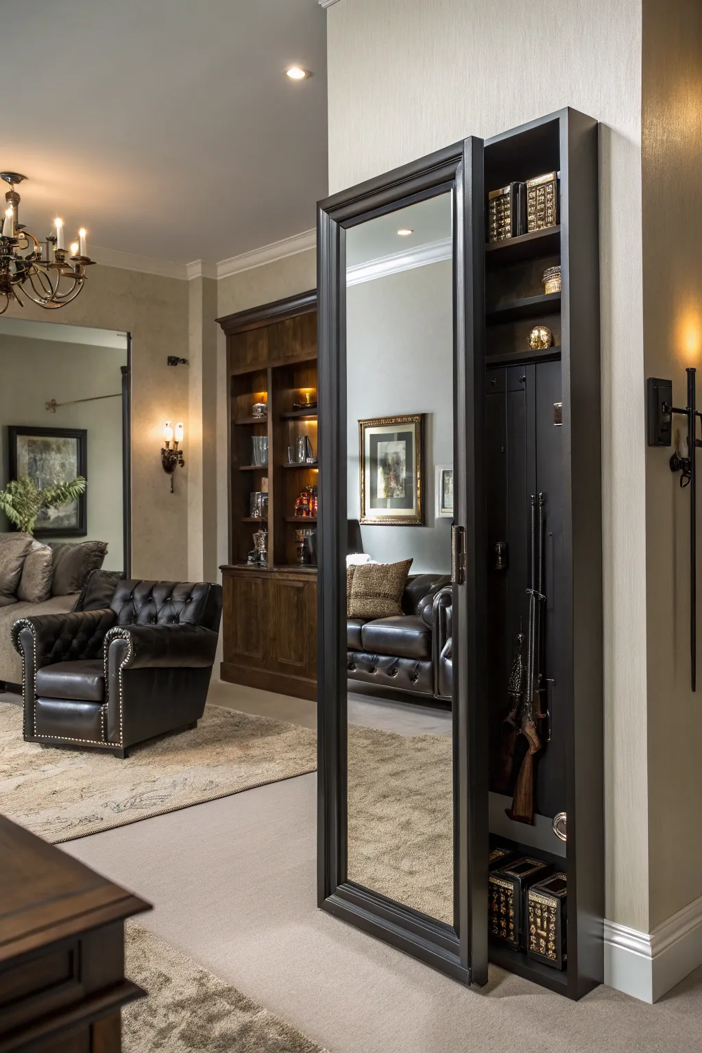 Elegance Meets Security: Discover the Charm of Hidden Storage Mirrors