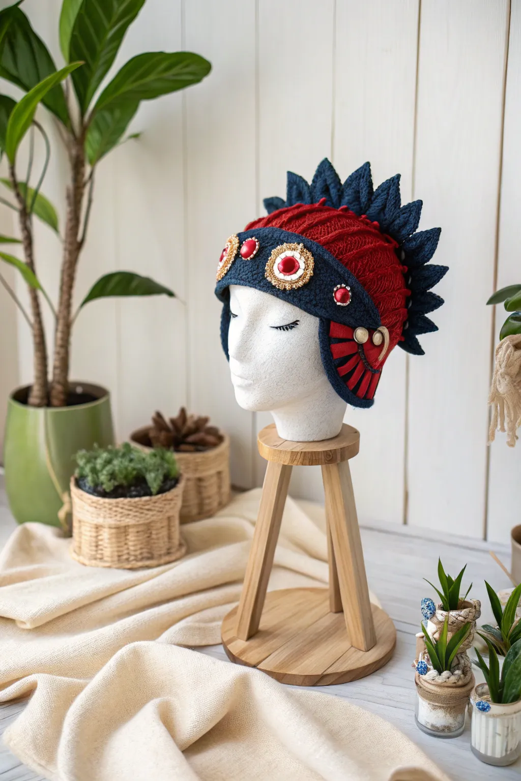 Embrace your anime passion with this stunning handcrafted headpiece—where vibrant creativity meets minimalist elegance.