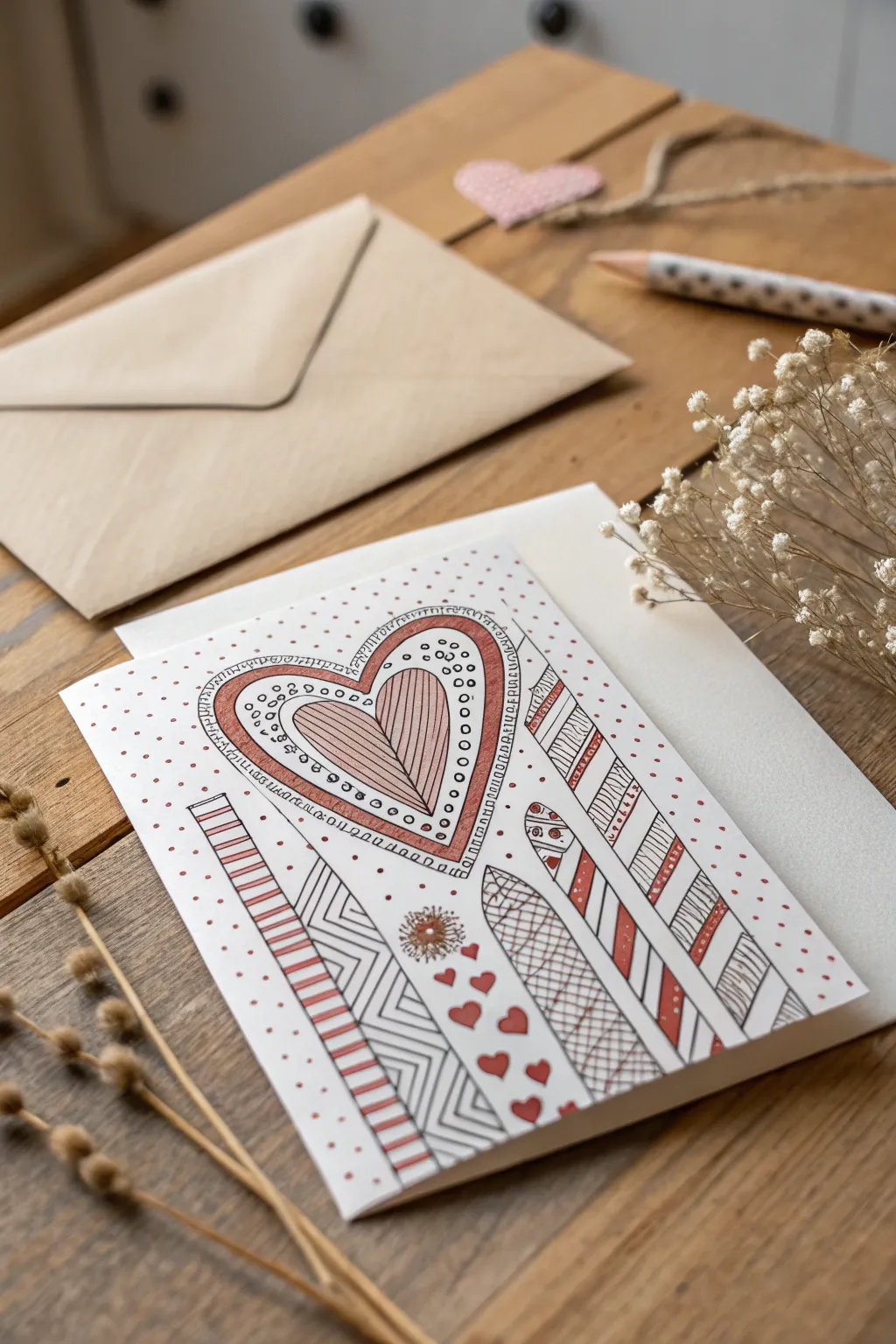 Embrace the charm of simplicity with handcrafted Valentine's Day patterns that speak from the heart.