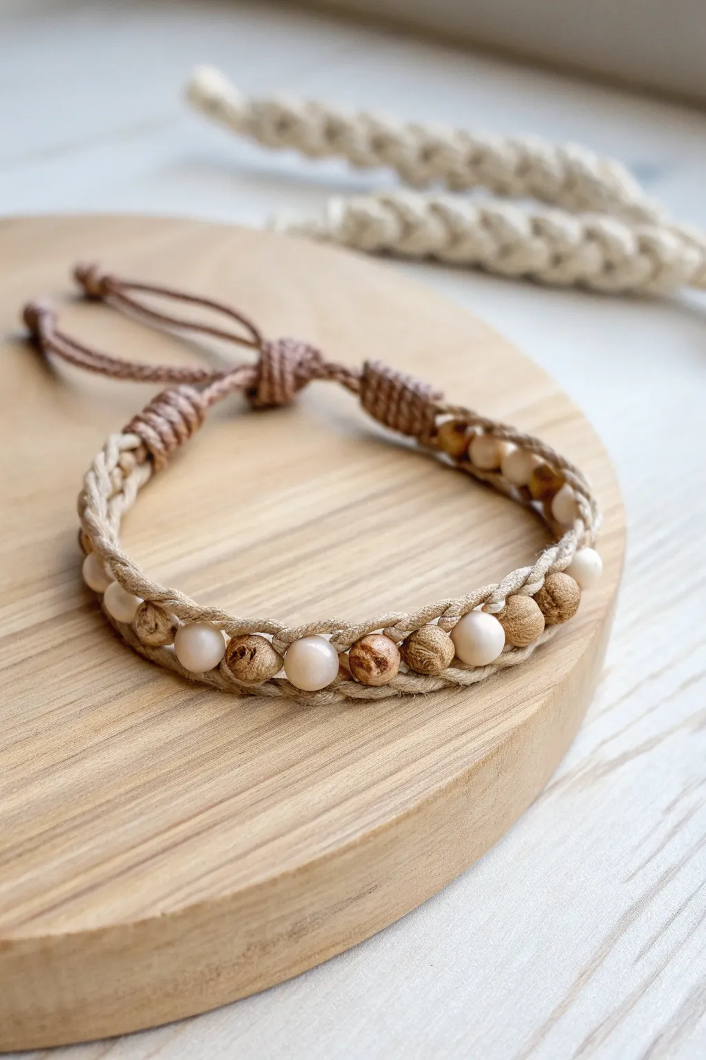 Elevate your style with the natural beauty of beaded braids.