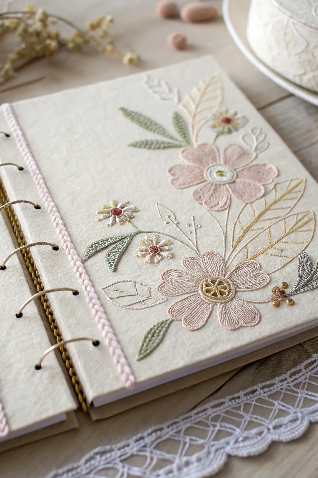 Embrace the art of embroidery to add a personal touch and tactile beauty to your scrapbook creations.
