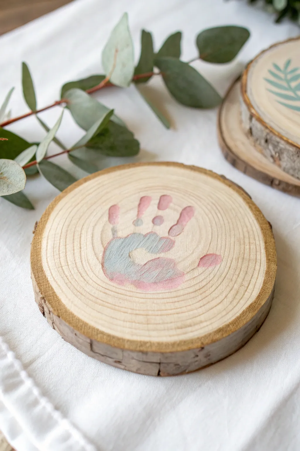 Capture memories with a touch of elegance – handcrafted handprint coasters that speak to the heart.