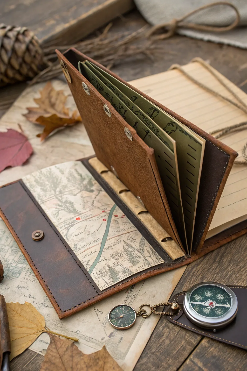 Unfold the adventure: Explore the dynamic layers of your hiking scrapbook.