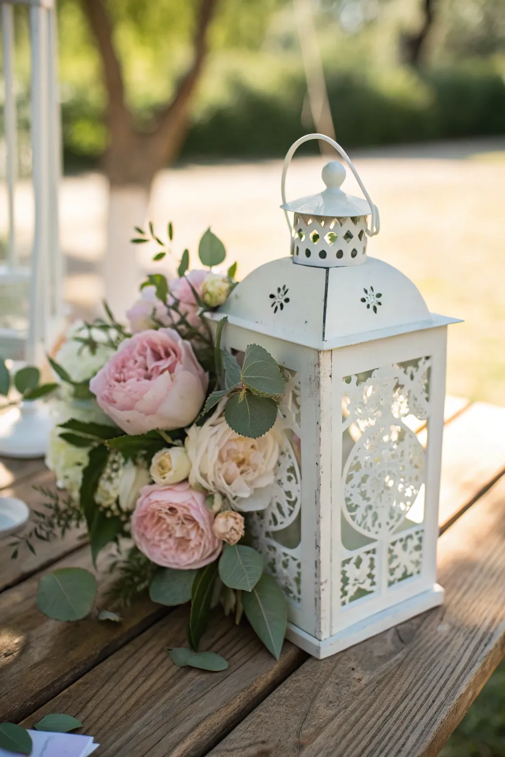 Capture the magic of your celebration with these enchanting floral lanterns.
