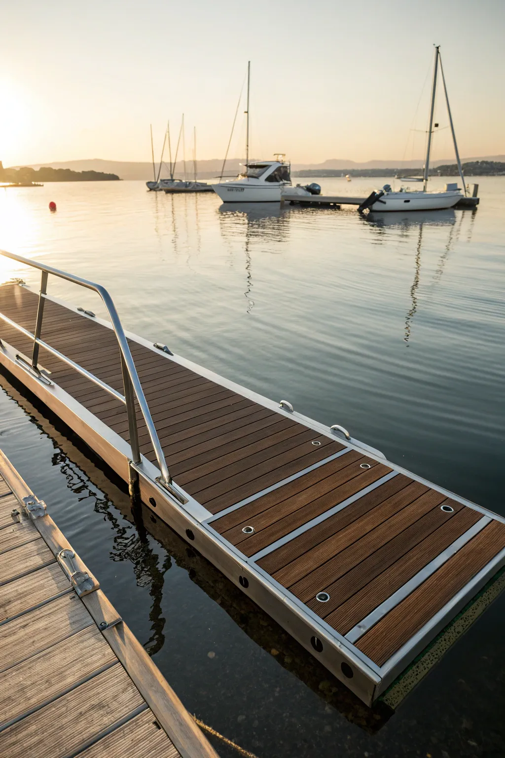 Elevate your boating experience with a versatile floating ramp, perfect for adapting to changing tides.