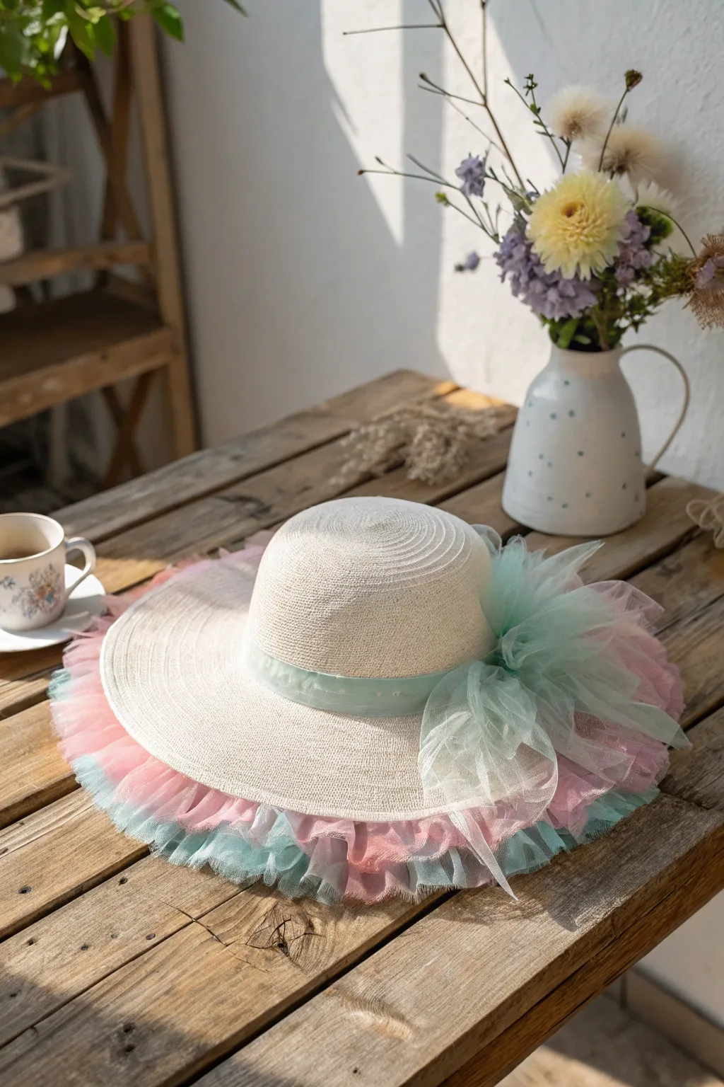 Embrace the elegance of spring with a pastel parade bonnet, where simplicity meets dreamy craftsmanship.